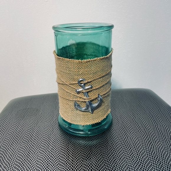 🌿TWO GLASS Containers or Vases Nautical Decor - Picture 6 of 8